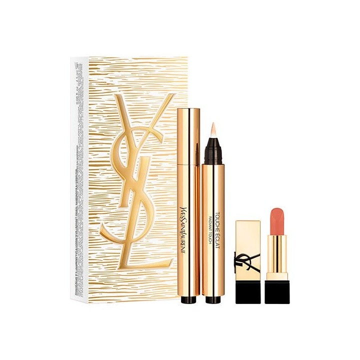 Estuche de corrector iluminador Yves Saint Laurent Touche Éclat tono 02 con mini muestra