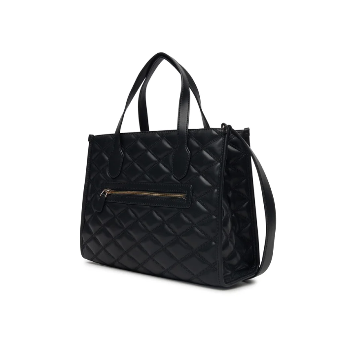 bolso shopper negro de polietileno para mujer Guess vista dorsal