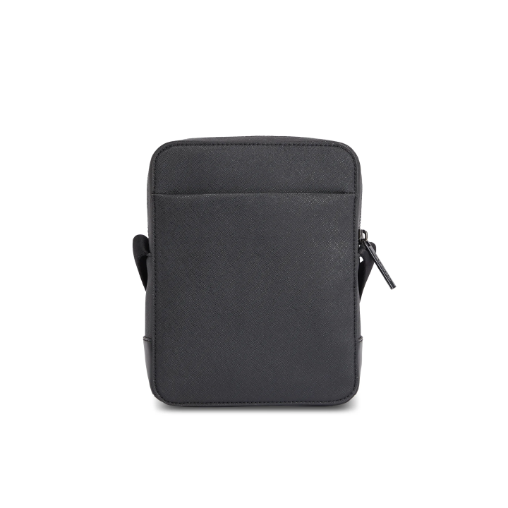 bolso bandolera negro de poliéster para hombre Calvin Klein vista dorsal