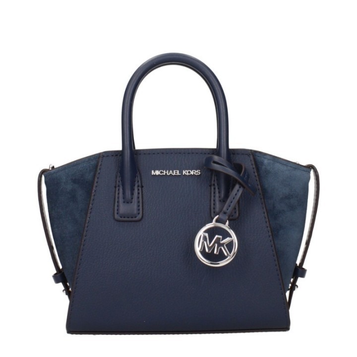 bolso de piel azul para mujer Michael Kors vista frontal