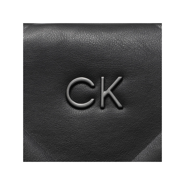 Bolso Calvin Klein de poliéster con rombos negro