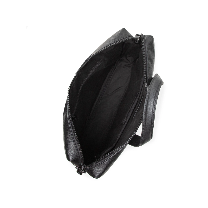 Maletín Calvin Klein de poliéster hombre negro detalle interior