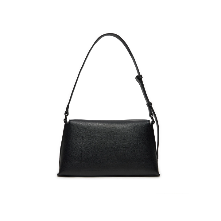 Bolso Calvin Klein clásico de poliéster negro dorsal