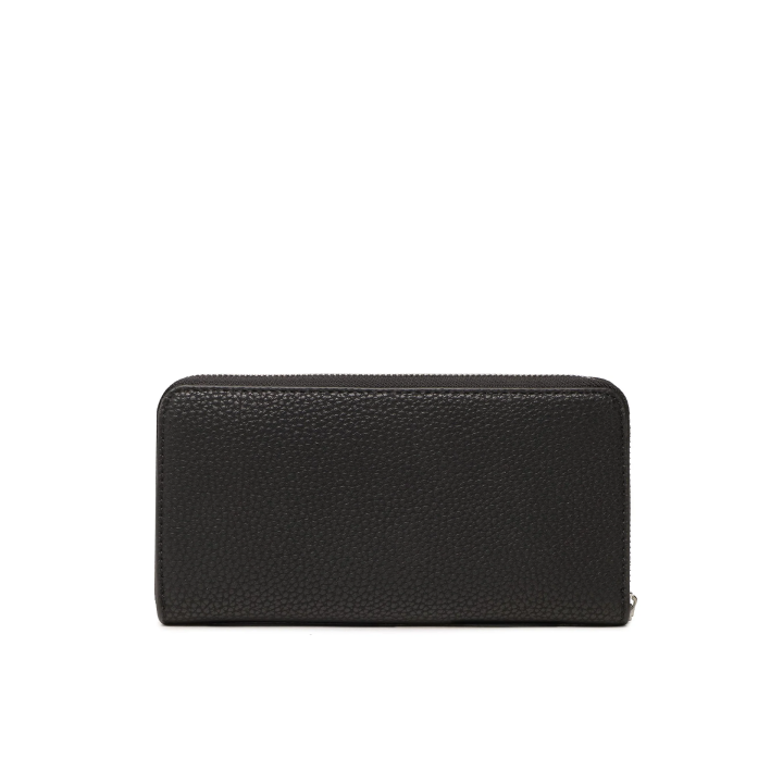 Cartera negra de poliéster para mujer Calvin Klein vista dorsal