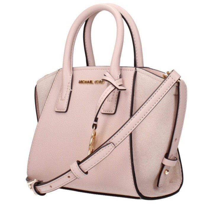 bolso de piel rosa polvo para mujer Michael Kors vista frontal