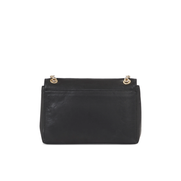 Bolso Calvin Klein de poliéster con broche de logo negro dorsal