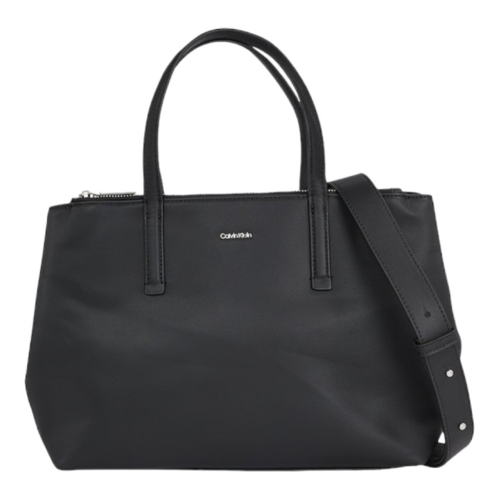 Bolso Calvin Klein negro de poliéster clásica y pequeña