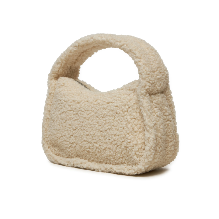 bolso sherpa crema para mujer Calvin Klein vista dorsal