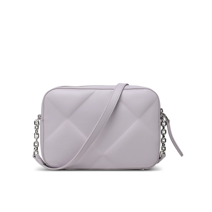 bolso bandolera Calvin Klein lavanda de poliéster reciclado para mujer vista dorsal