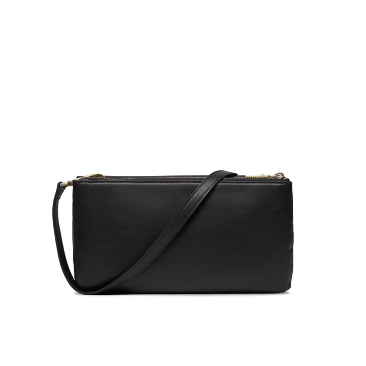 Bolso Calvin Klein amplio de poliéster negro vista dorsal