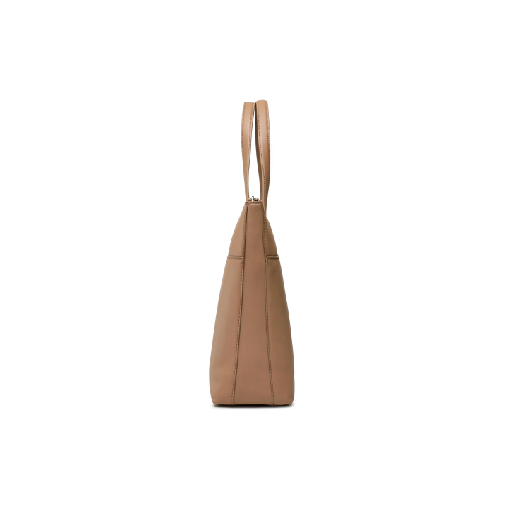 bolso tote beige de poliéster para mujer Calvin Klein vista lateral