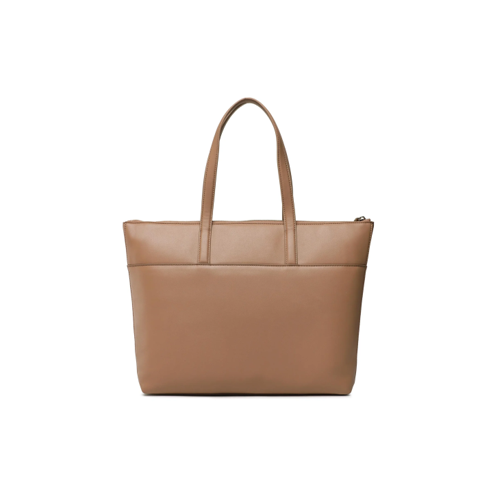 bolso tote beige de poliéster para mujer Calvin Klein vista dorsal