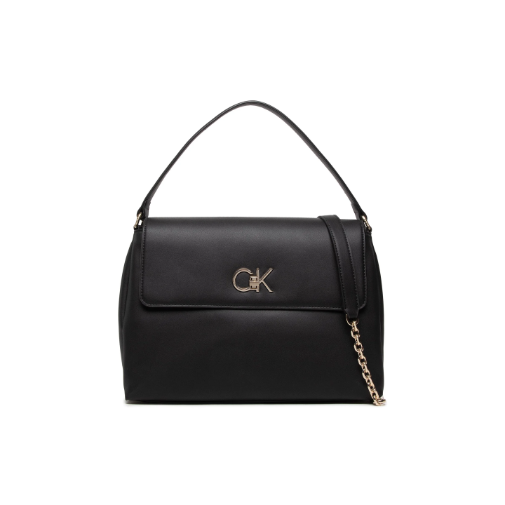 Bolso Calvin Klein elegante atemporal de poliéster negro