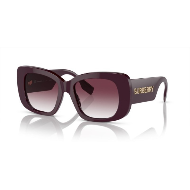 Gafas de sol rectangulares burdeos Burberry BE4410 unisex vista frontal