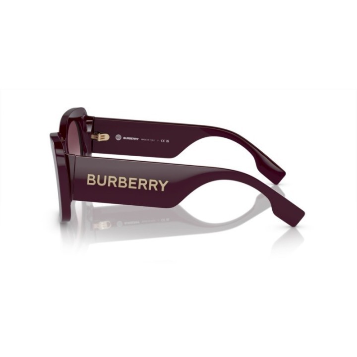 Gafas de sol rectangulares burdeos Burberry BE4410 unisex vista detalle