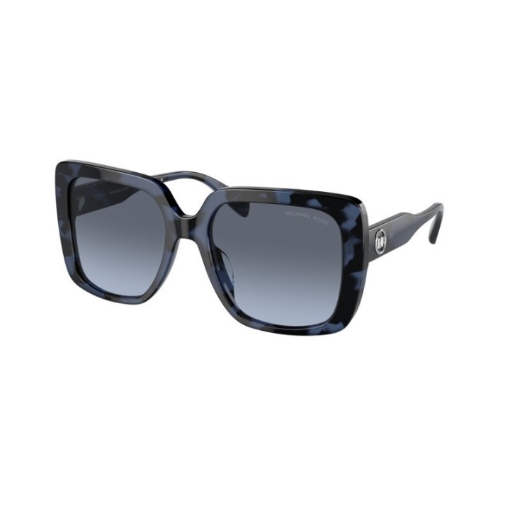 Gafas de sol cuadradas azul y negro Michael Kors MK2183U Mallorca unisex vista frontal