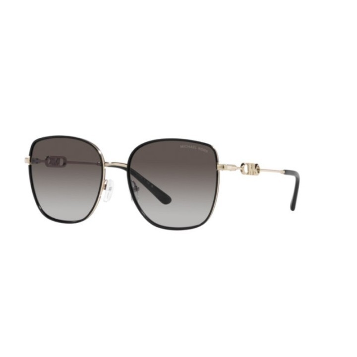 Gafas de sol cuadradas negras Michael Kors MK1129J Empire Square 2 unisex vista frontal