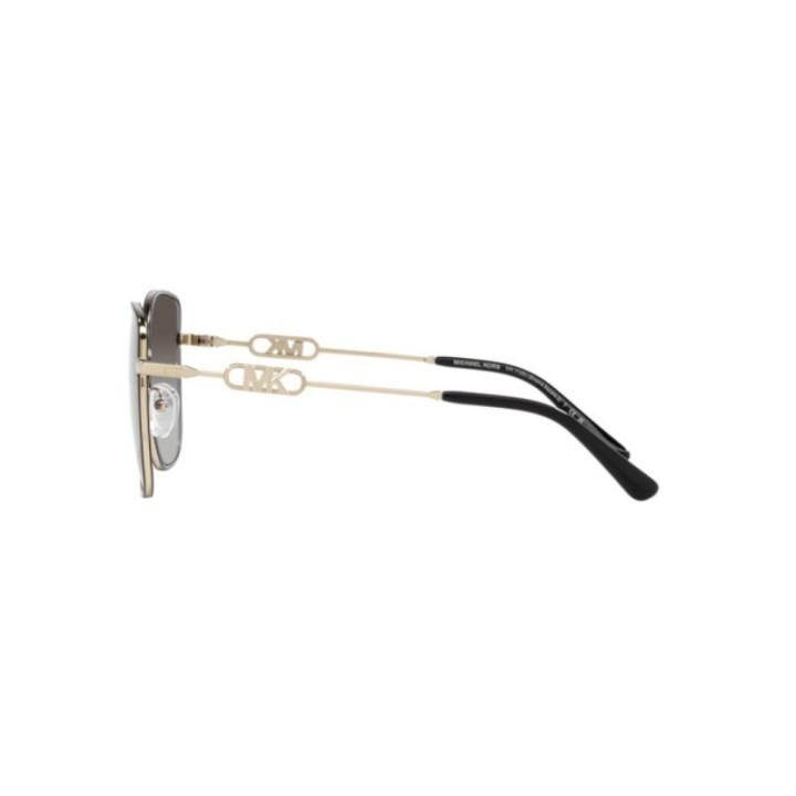 Detalle de gafas de sol cuadradas negras Michael Kors MK1129J Empire Square 2 unisex