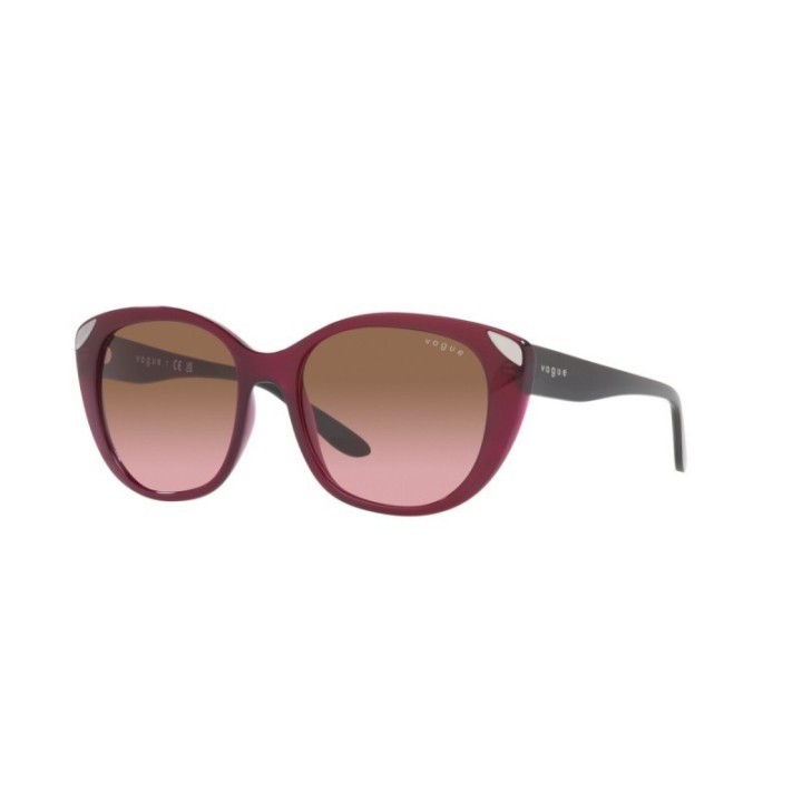 Gafas de sol Vogue mariposa burdeos vista frontal