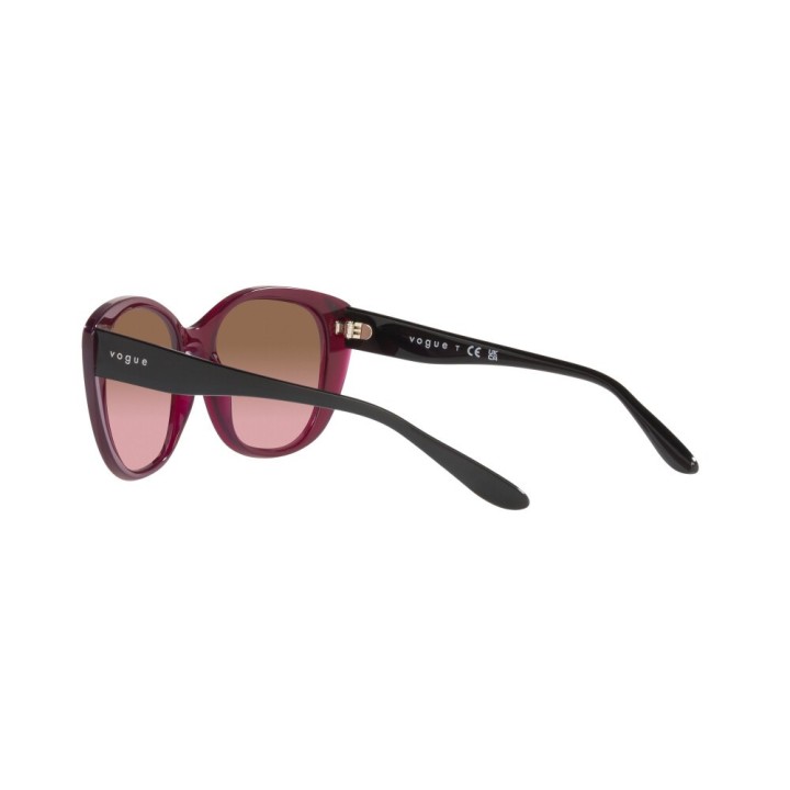Gafas de sol Vogue mariposa burdeos detalle