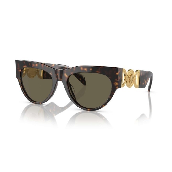 Gafas de sol Versace cateye marrón vista frontal