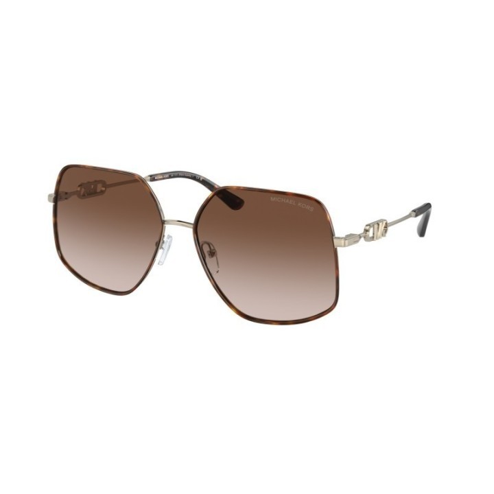 Gafas de sol Michael Kors Empire Butterfly mariposa doradas vista frontal