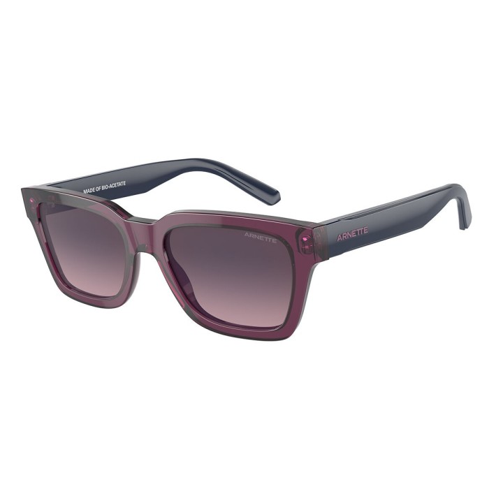 Gafas de sol Arnette Cold Heart 2.0 cuadradas rojo burdeos vista frontal
