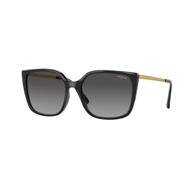 Gafas de sol cuadradas negras Vogue VO5353S unisex vista frontal