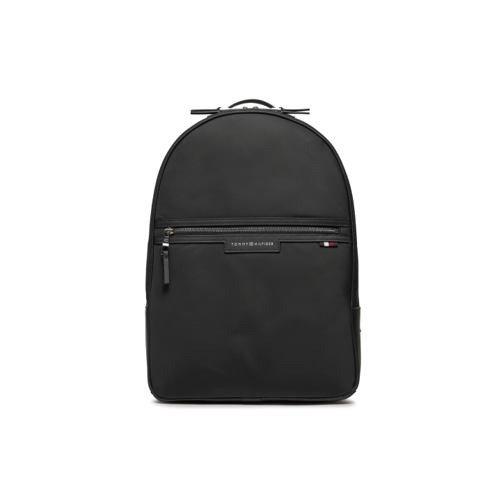Mochila Tommy Hilfiger de poliéster negra