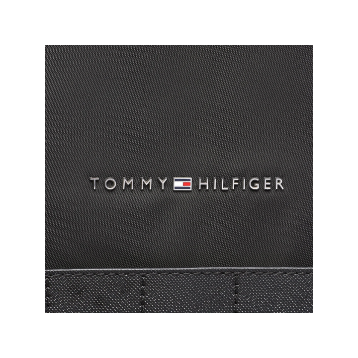 Mochila Tommy Hilfiger elevated de poliéster negra