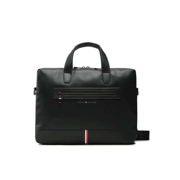 Maletín Tommy Hilfiger de oficina negro