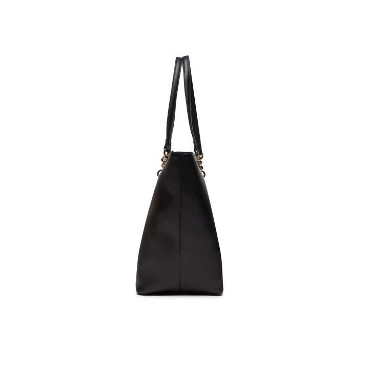 bolso tote negro de polietileno para mujer Tommy Hilfiger vista lateral