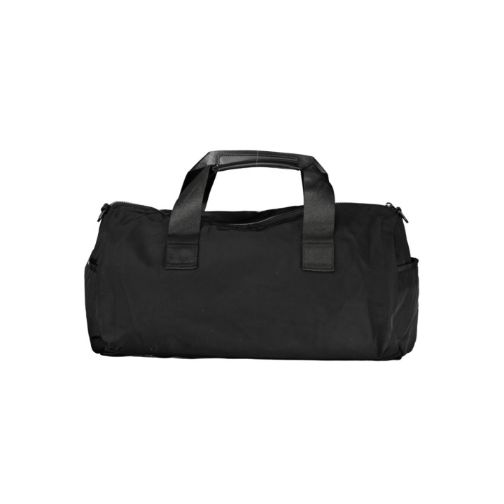 bolso de viaje negro para hombre Tommy Hilfiger en poliéster vista dorsal