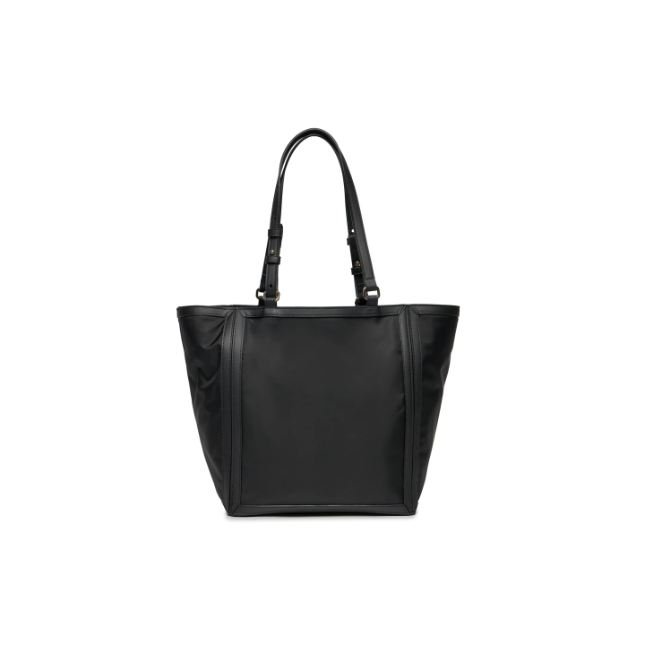 bolso tote negro de poliéster para mujer Tommy Hilfiger vista dorsal