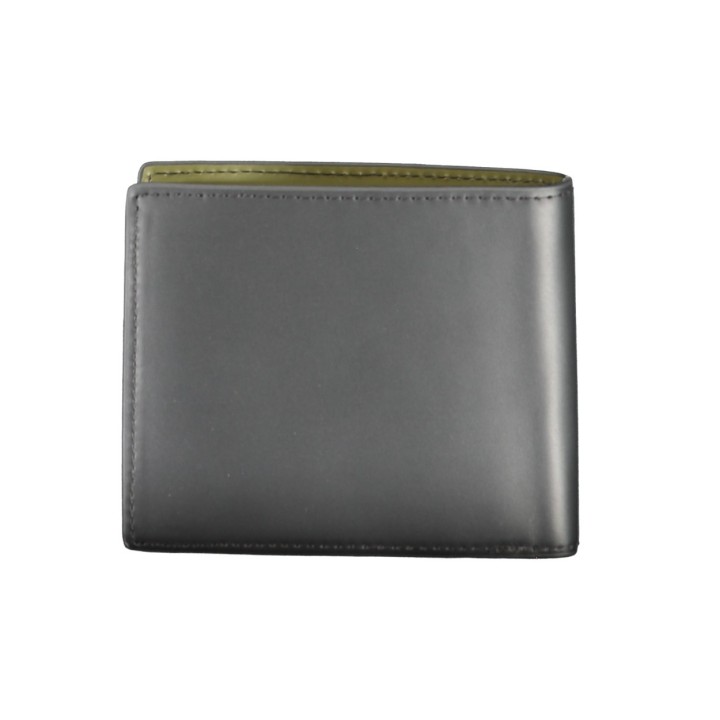 Cartera Tommy Hilfiger de piel negra moderna