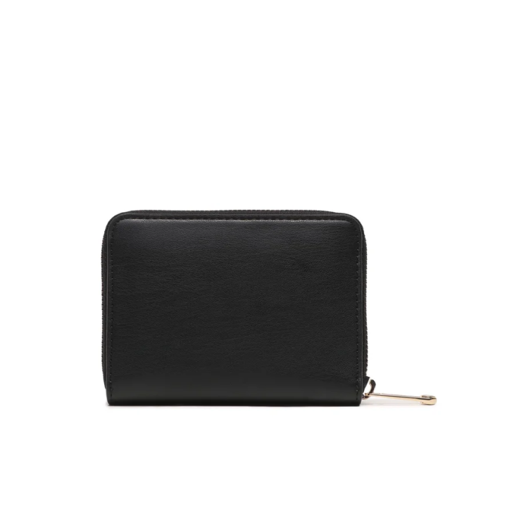 Cartera Tommy Hilfiger cuadrada con cremallera negra