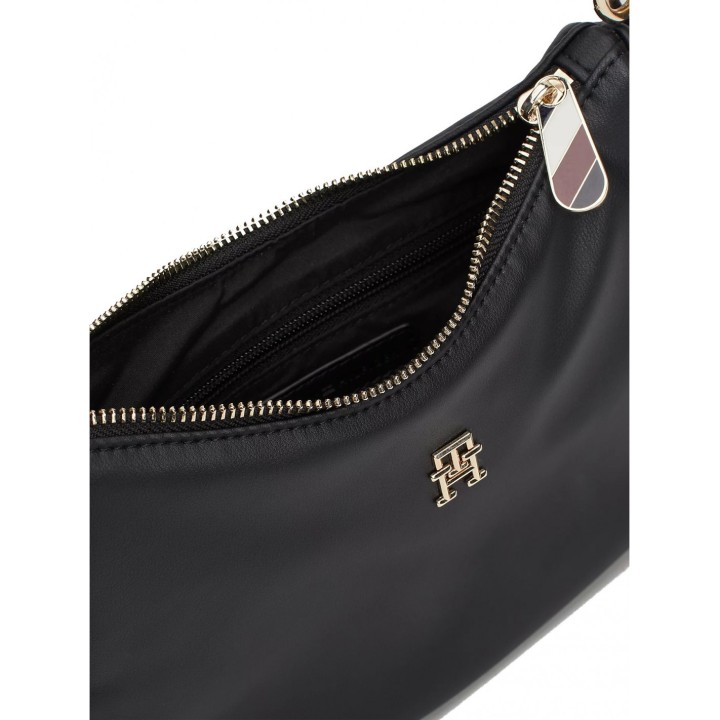 bolso de hombro negro para mujer Tommy Hilfiger vista interior