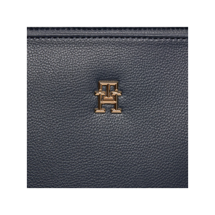 Bolso Tommy Hilfiger Essential Tote con cierre seguro azul