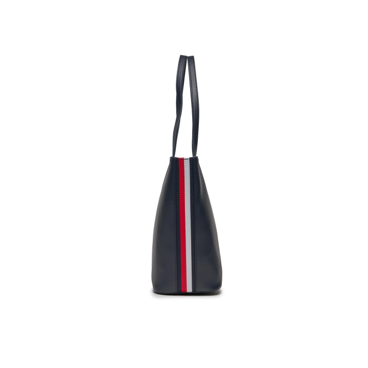 Bolso Tommy Hilfiger Essential Tote con cierre seguro azul