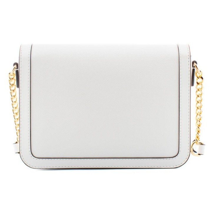 Bandolera Michael Kors de piel blanca vista dorsal
