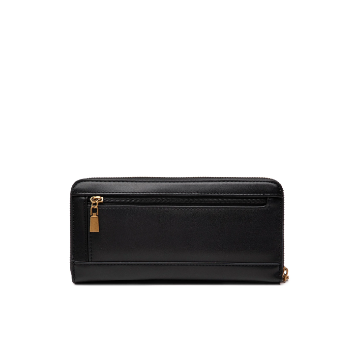 Cartera Guess Laurel rectangular de polietileno negra