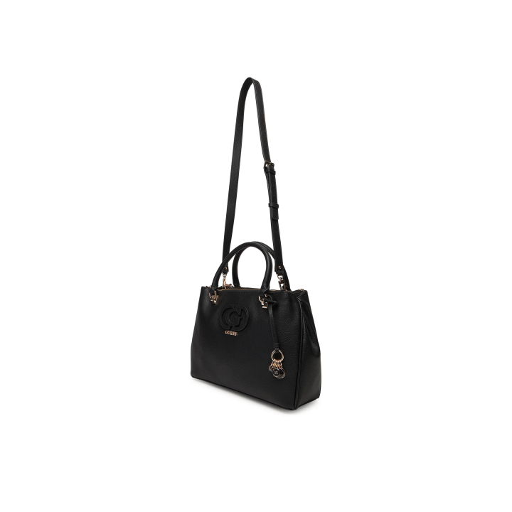 Cartera Guess Laurel II de polietileno negra vista frontal general