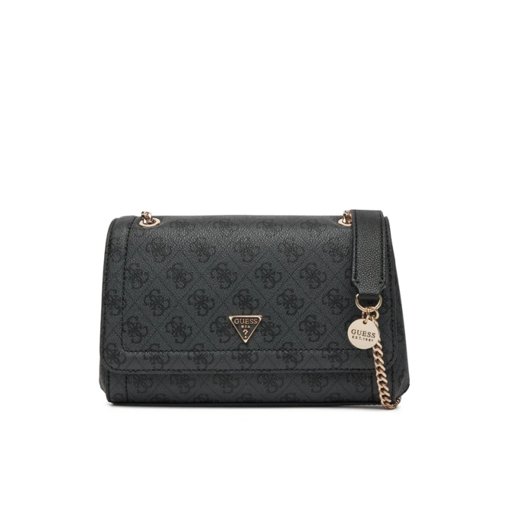 Bolso Guess Noelle II de polietileno negro