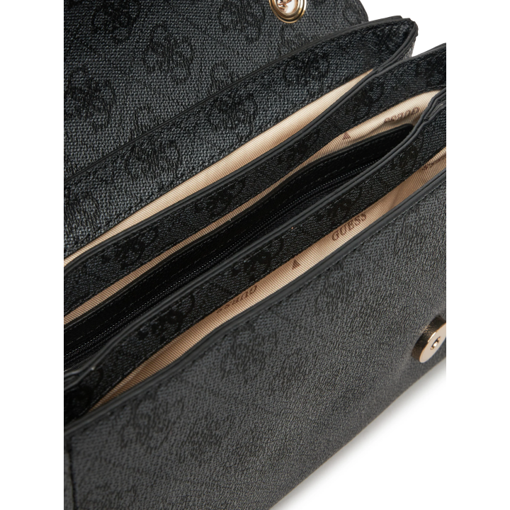 Bolso Guess Noelle II de polietileno negro