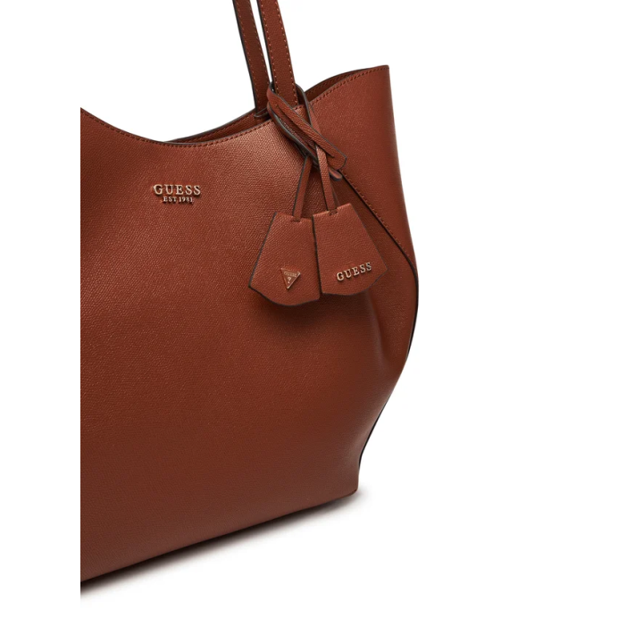 Bolso Guess Amorette de polietileno marrón
