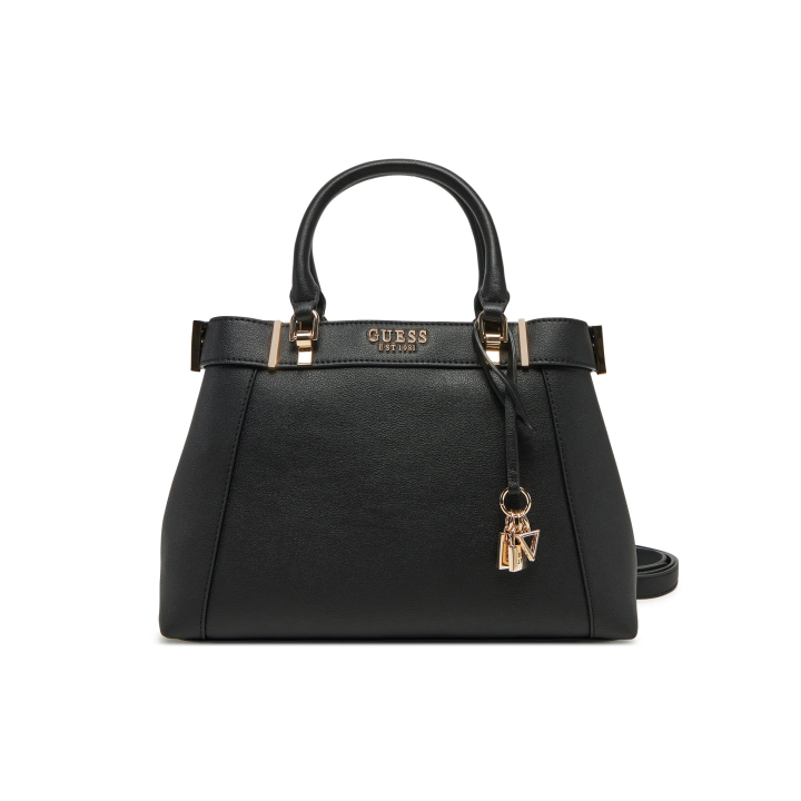Bolso Guess rectangular de polietileno negro
