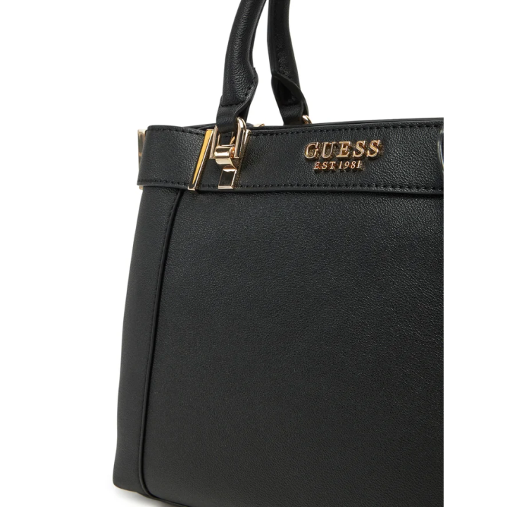 Bolso Guess rectangular de polietileno negro