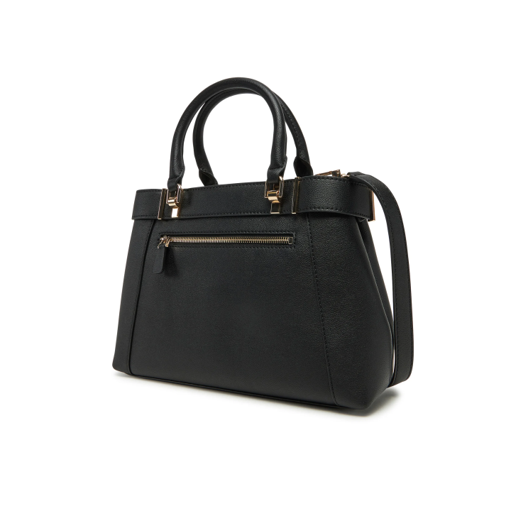 Bolso Guess rectangular de polietileno negro