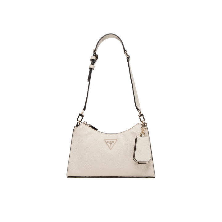 bolso de mujer Guess beige de polietileno vista frontal