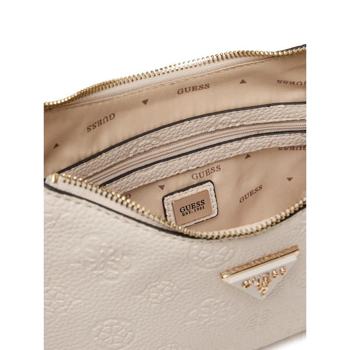 bolso de mujer Guess beige de polietileno vista interior
